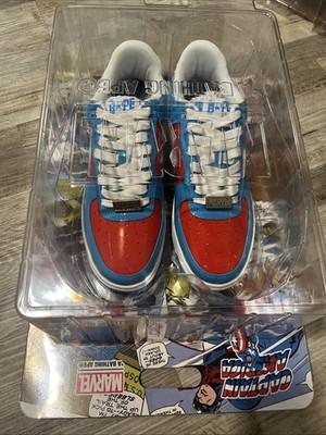 BAPE x Marvel Captain America Bapesta Size