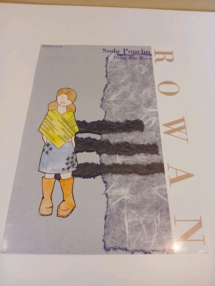 Rowan Yarn Knitting Poncho Patterns Sheets Brochures 2004 Lot of 4 -s - Image 2 of 4