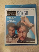 50/50 (Blu-ray Disc, 2012) Seth Rogen, Joseph Gordon-Levitt NEW SEALED FREE SHIP