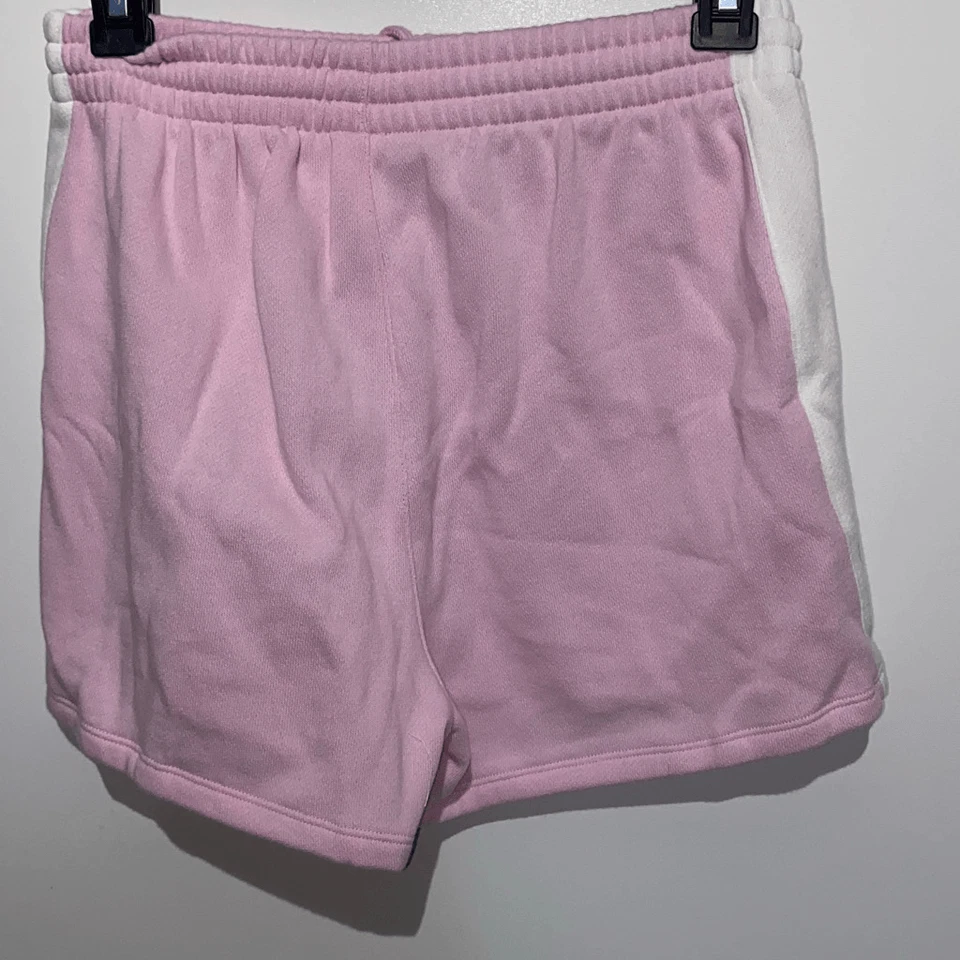 Pantalones Cortos ROSA Victoria's Secret Para Mujer Rosa Blanco Hiedra Polar Relajados Talla XS Foto 2 de 4