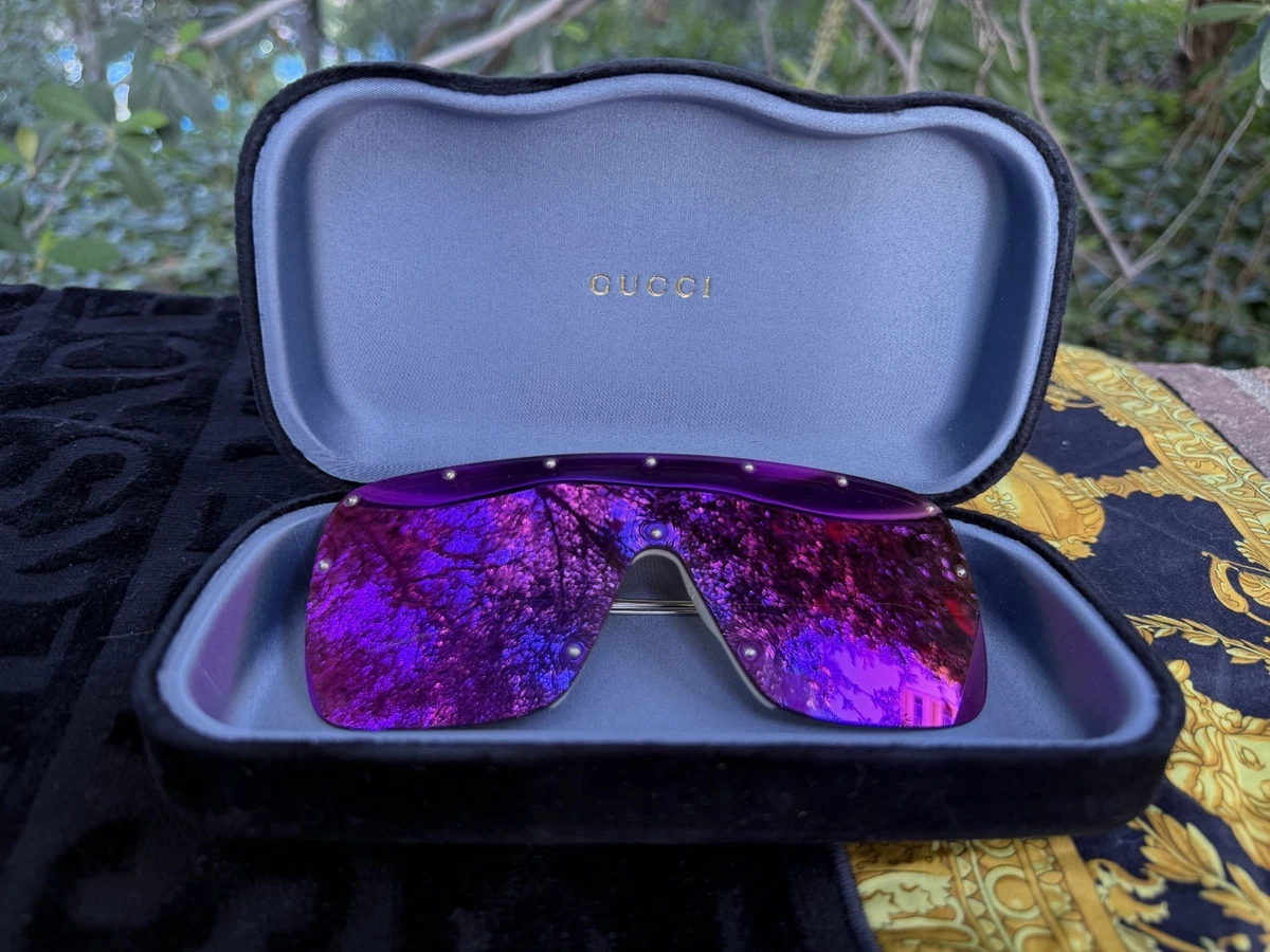 Gucci Purple Designer Sunglasses for Men for sale | eBay