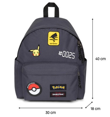 Pokemon x Eastpak Rucksack EPABA31 24L / Daypack Patches / Limited Edition