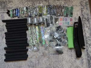 Bulk Rod Building Wrapping various parts supplies seats thread grips seats