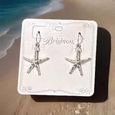 Brighton Earrings STARFISH NWT List $48 Rare Find!