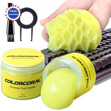 Keyboard Cleaning Gel 2 Pack Universal Dust Cleaner for PC Laptop Home Office