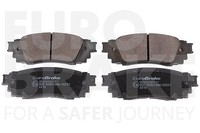 Eurobrake Bremsbelagsatz, Scheibenbremse Hinterachse U.A. FüR Lexus, Toyota