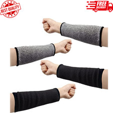 2 Pairs Forearm Sleeve Cut Resistant Sleeves for Men and Women Arm Protectors f