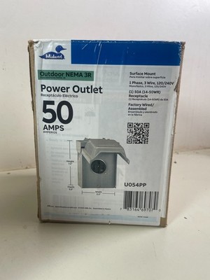 Midwest 50 AMP Power Outlet U054PP