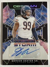2024 Panini Obsidian Cosmic Storm Signatures Gervon Dexter Sr #CSS-GDS Auto