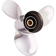 13.75 X 13 Stainless Steel Propeller For Yamaha 2 Stroke 15 Spline 70 1984-2010
