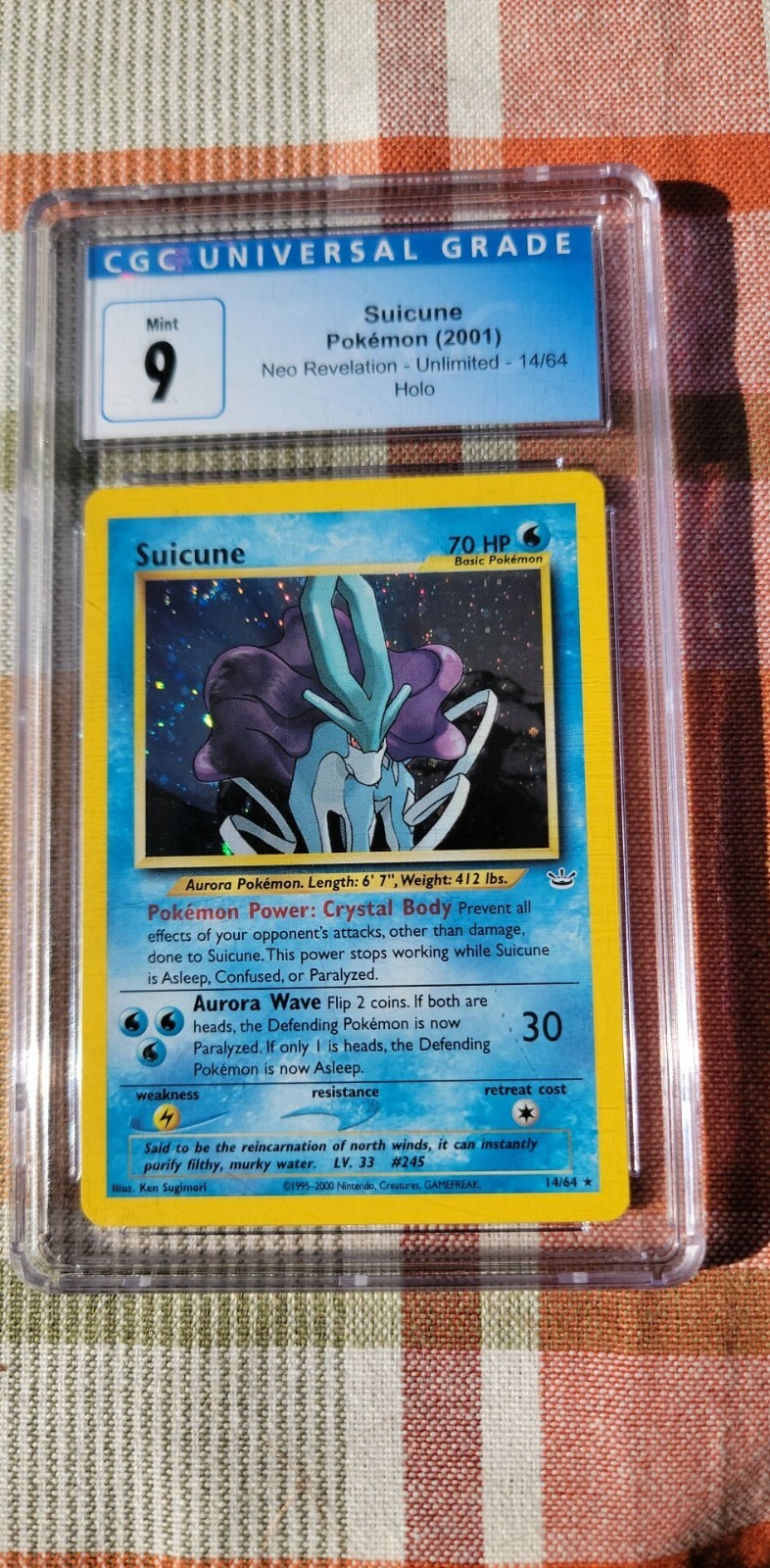 Suicune, Neo Revelation 14/64, ポケモンカード s-l400.jpg