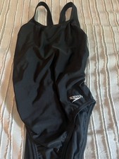 Speedo Women's Swimsuit Pro LT Team Black 6/32 NWT