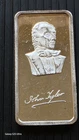 1 TROY OZ VINTAGE FINE SILVER .999 PRESIDENTIAL ART BAR THE HAMILTON MINT
