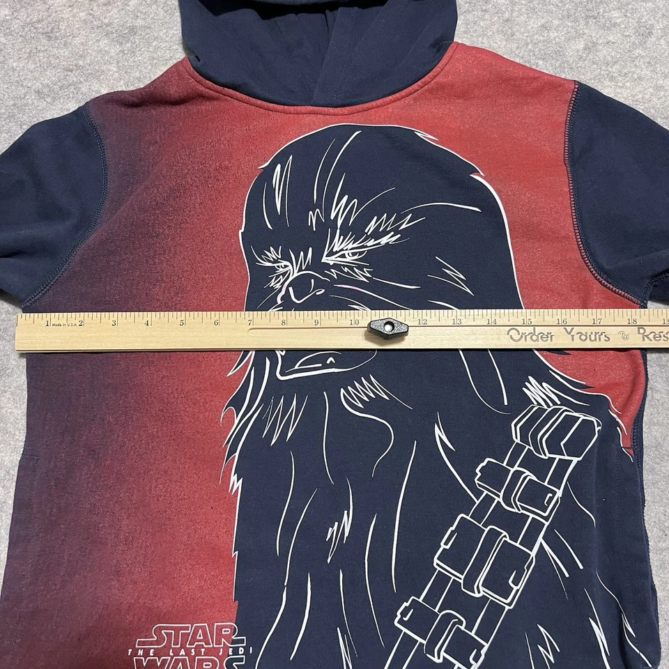 Gap Star Wars the last jedi Boys Sweatshirt Hoodie SIZE 12 Chewbacca - Image 3 of 4