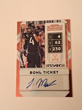 2020 Contenders Draft Picks Jordan Mack AUTO #307 RC VIRGINIA TECH HOKIES 