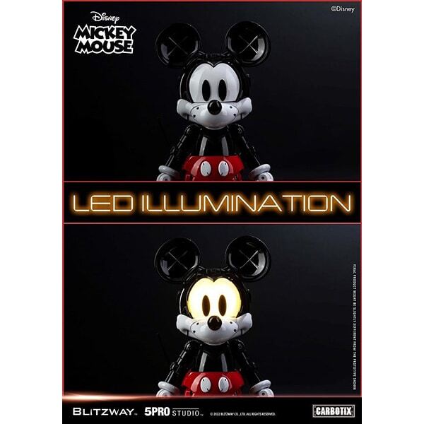 Gift MickeyMouse movable figure Disney BLITZWAY CARBOTIX