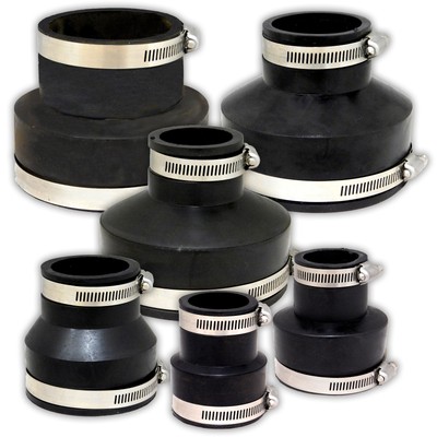 RUBBER REDUCERS STRONG AND DURABLE POND CONSTRUCTION EAZY POD NEXUS KOI ...