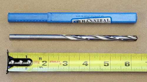 9/32 HANNIBAL 65718 657 DRILL 201P, 2 FLUTE, 6.25" OAL - 第 1/10 張圖片