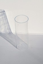 Acrylic tube 4" in diameter OD with 1/8" thick wall CUSTOM CUT