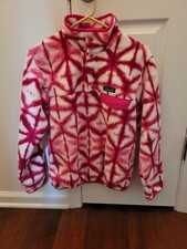 Patagonia Synchilla Snap-T DIAMOND DANCER Radiant Magenta, Women's S WORN ONCE 