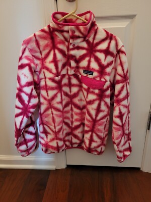 Patagonia Synchilla Snap-T DIAMOND DANCER Radiant Magenta, Women's S WORN ONCE!