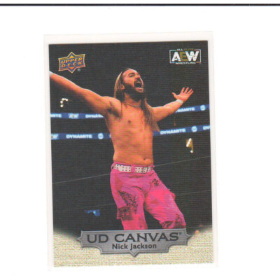 2022 Upper Deck AEW Canvas #C38 Nick Jackson SP