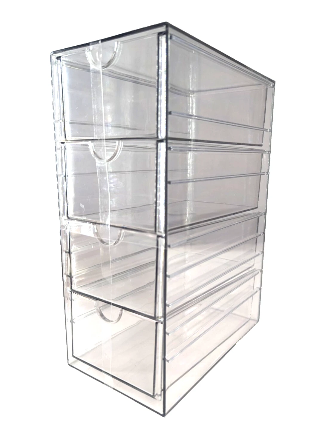 Sturdy Acrylic Cosmetic Makeup Jewelry Display Organizer 4 drawers FREE SHIPPING