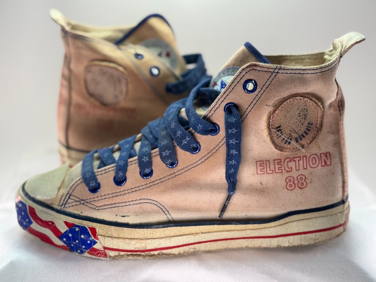 VINTAGE 1988 LA Gear 'Election' Vote Sneakers sz 7 TSS