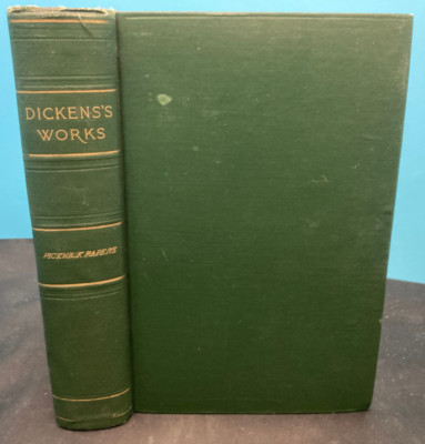 Charles Dickens's Works The Pickwick Papers Vintage Hardcover John Wanamaker