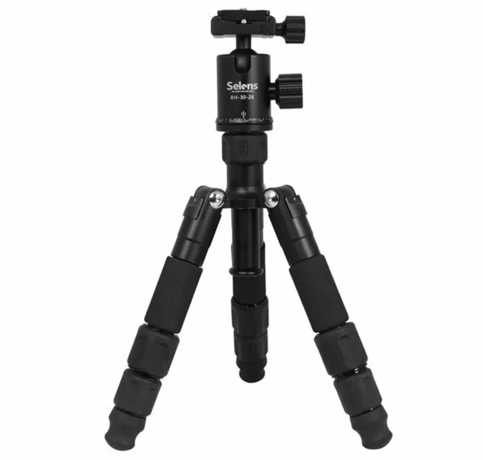 Selens 19.7" Aluminum Mini Camera Tripod Monopod DSLR Stand - New Open Box, MINT - Image 4 of 4