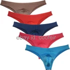 Mens Shiny Brazilian Full Pucker Bikini Briefs Soft Underwear Cheeky Briefs