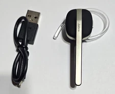 Unused Original Black Jabra Talk 30 Wireless Headset with Charger in Bulk Pkg