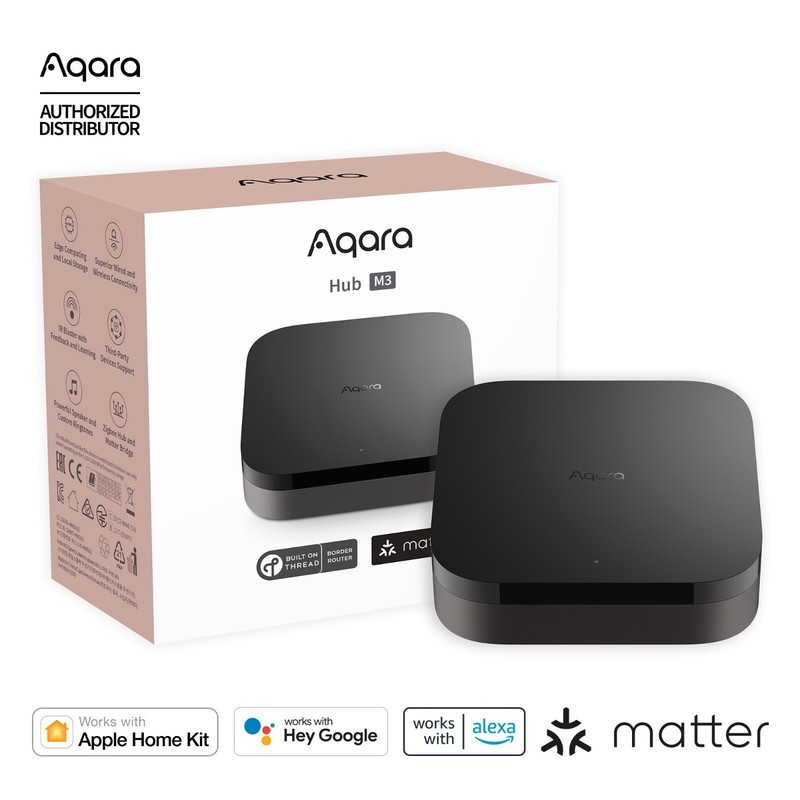 Aqara Hub M3 - Matter Compatible Smart Home Hub - IR Controller - Local Control