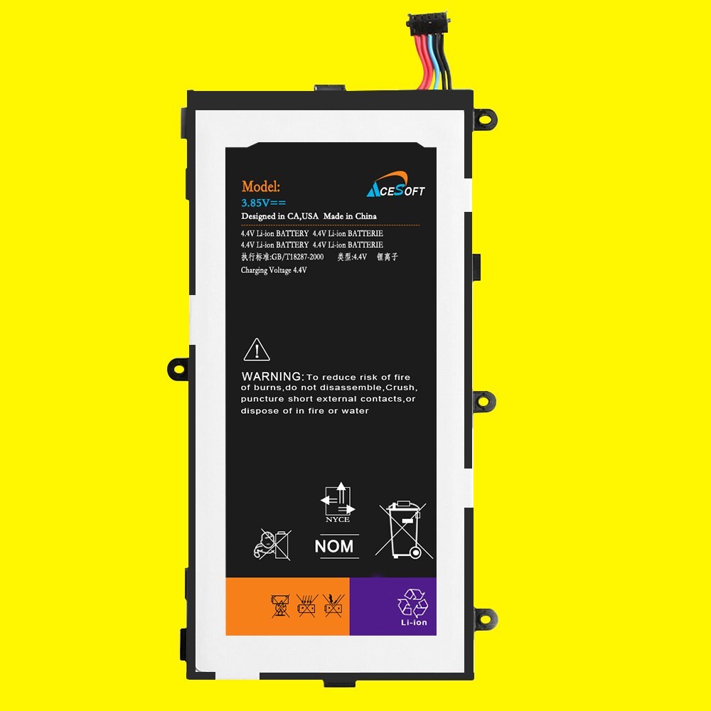 Large Capacity 6200mAh Standard Battery for Samsung Galaxy Tab 3 7.6 SM