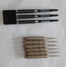 Red Dragon Razor Edge Blk Tungsten Darts & Stems,No Flights,Unknown Grams (Lt.9)