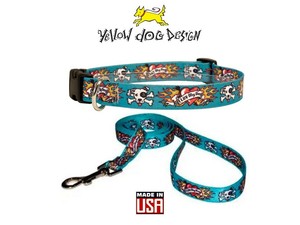 yellow dog design leash