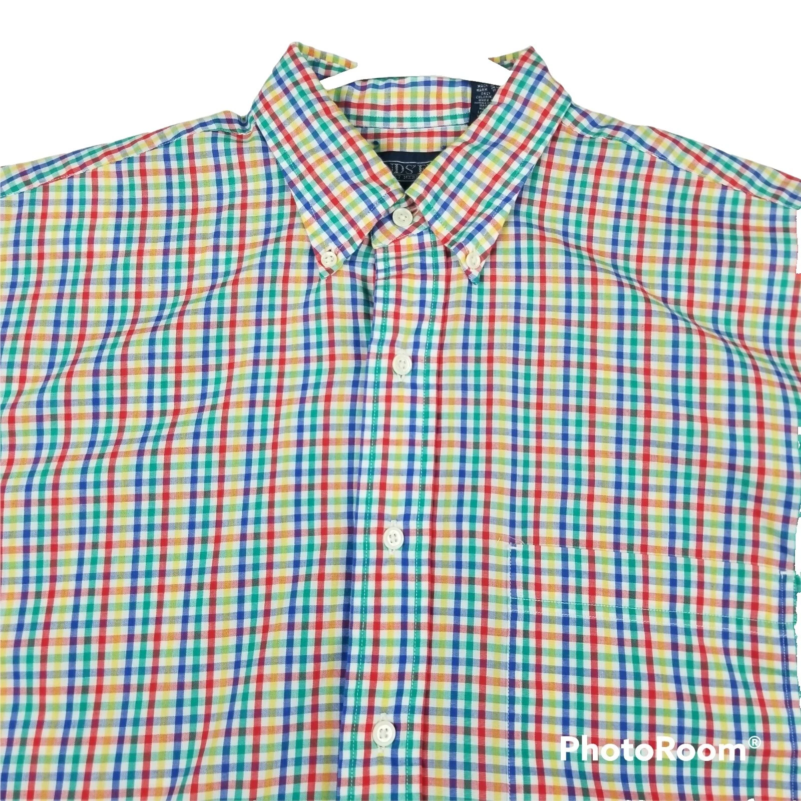 Lands' End Regular Fit Striped Dress Shirts for Men