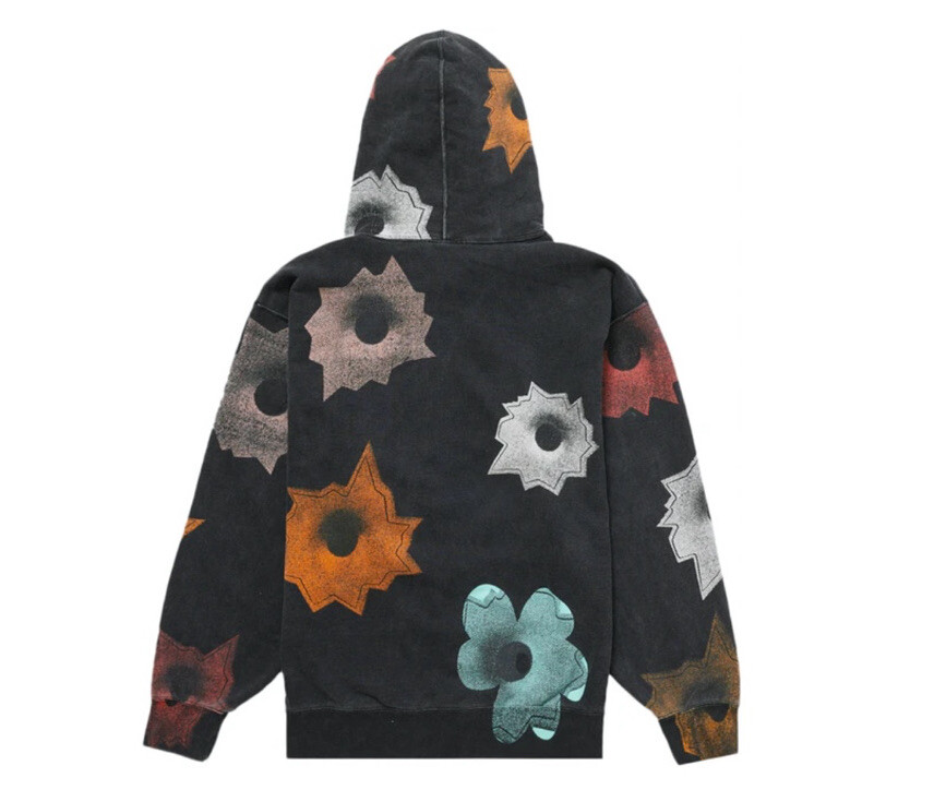 Supreme Nate Lowman Hooded Hoodie Sweatshirt Black Size XL Supreme Nate Lowman Hooded Hoodie Sweatshirt Black Size XL
