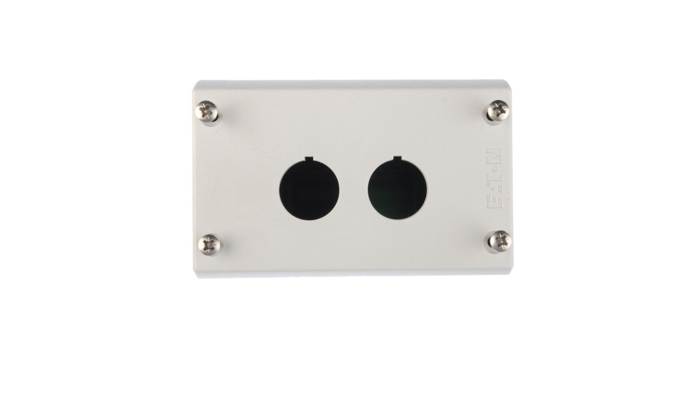 2-hole 22mm gray cassette housing IP67 M22-I2 216537 /T2UK