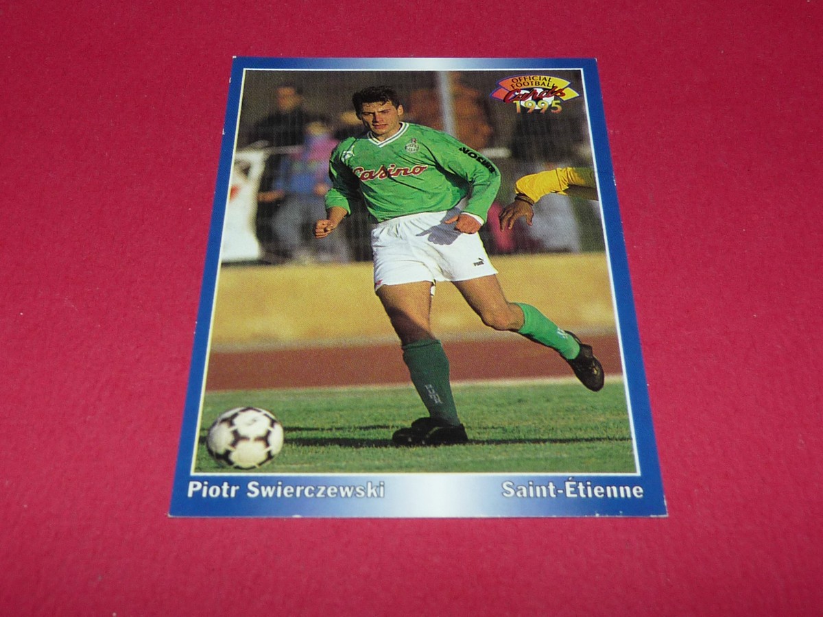 Carte Collection Piotr SWIERCZEWSKI ASSE 1993-94 AS St Etienne Dédicacée