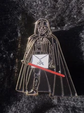 Darth Vader Mason Lapel Pin Freemason Masonic Freemasonry Star Wars