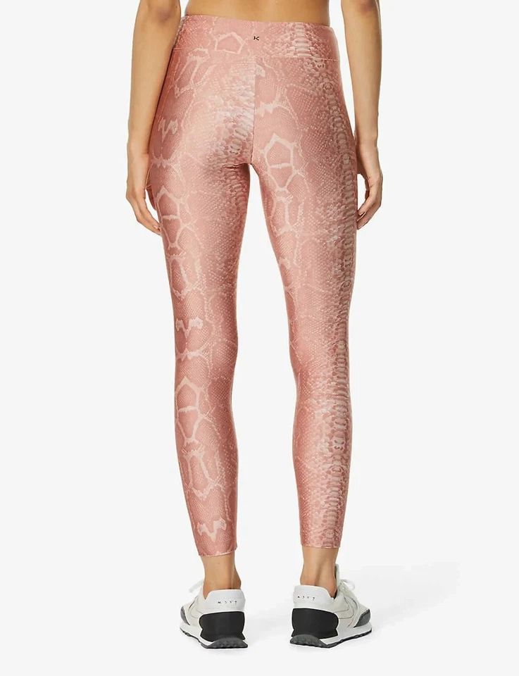 Koral L56434 Pink Snakeskin Print Leggings Size XL - Image 2 of 3