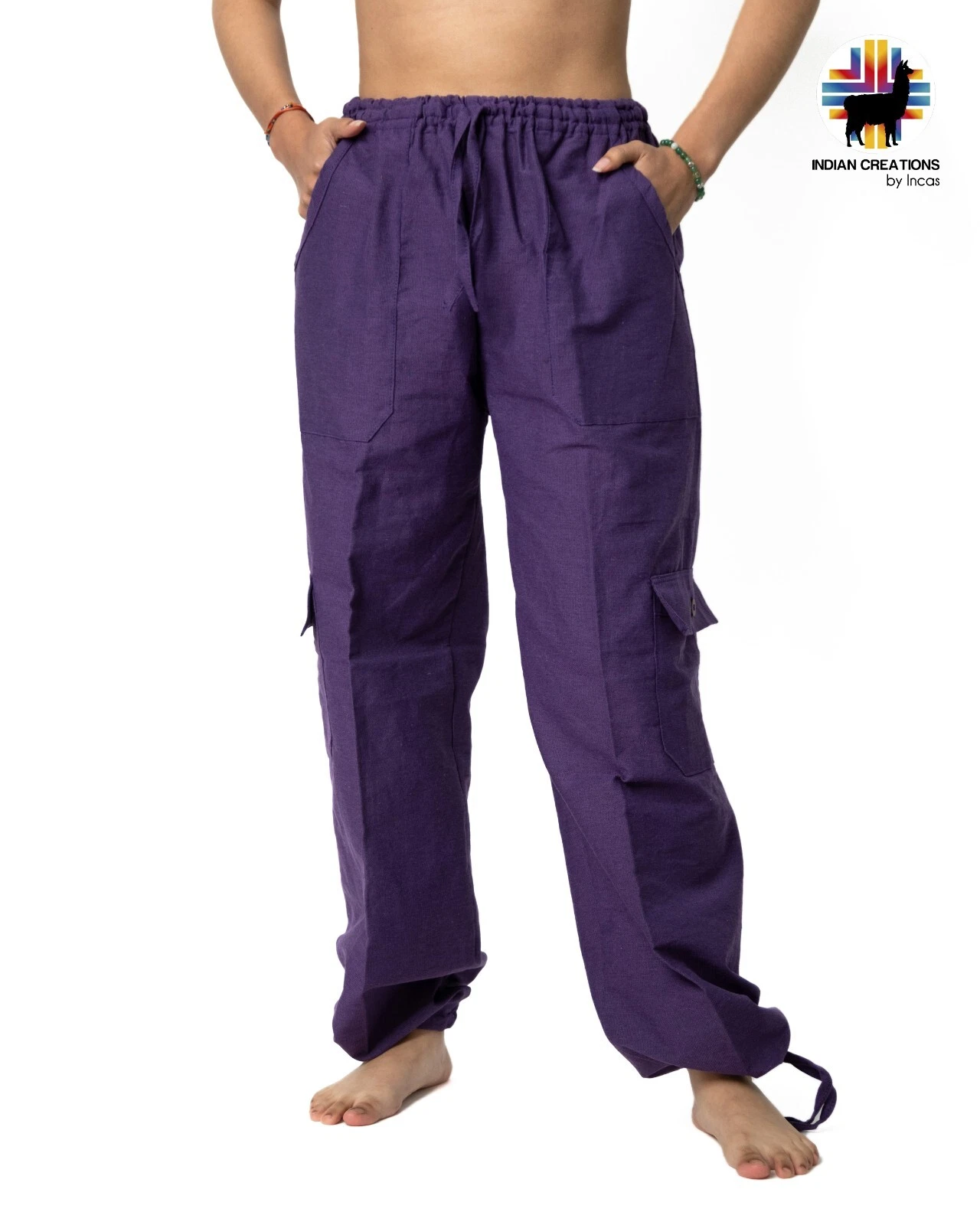 Boho Cotton Pants. Hippie Style Pants.