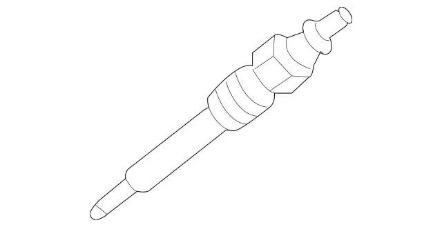 Genuine Mercedes-Benz Glow Plug 001-159-71-01-64