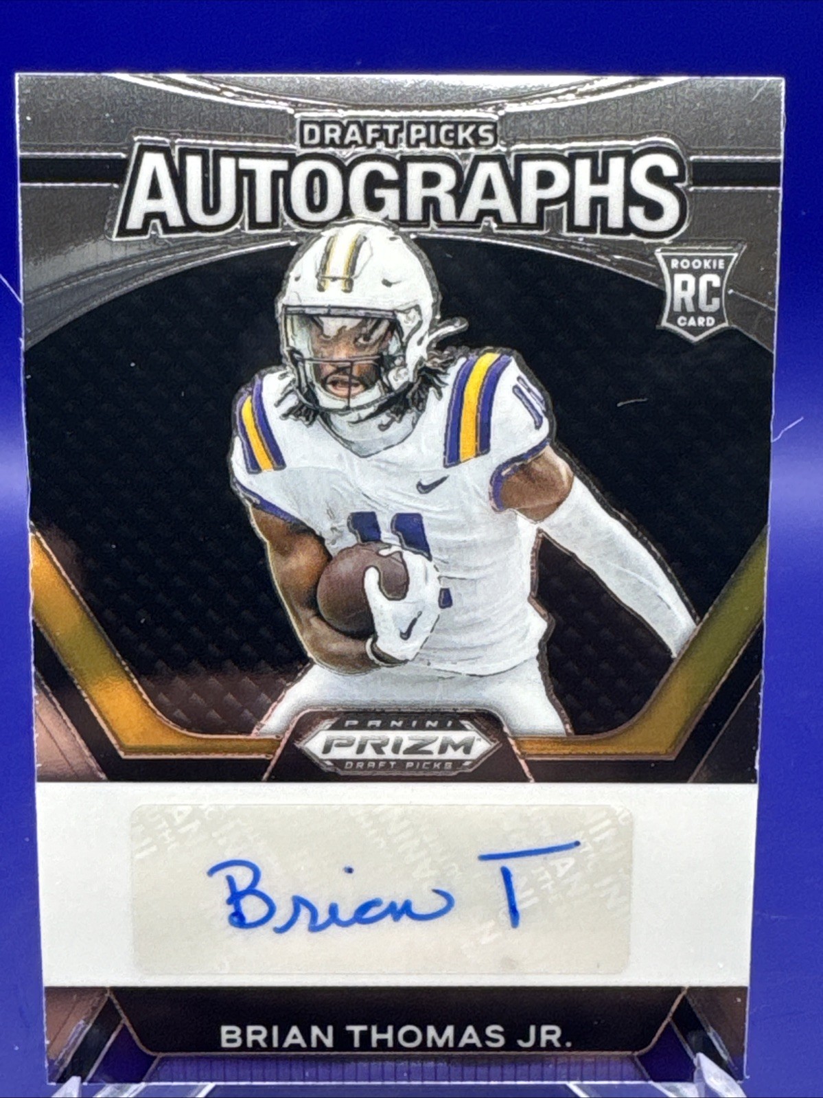2024 Prizm Draft Picks Autographs Brian Thomas Jr. Rookie Auto