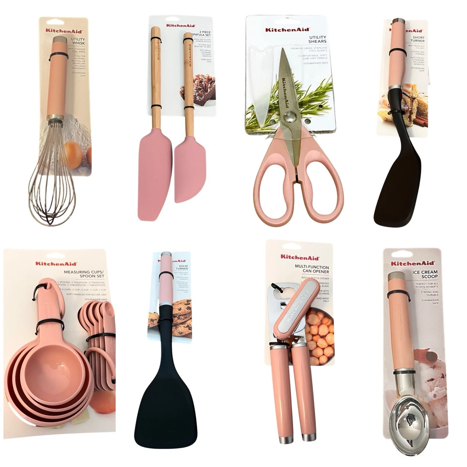 KitchenAid 8 Piece Kitchen Utensil Set PINK NEW
Opens in a new window or tab