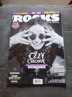 ROCKS Nr: 108 /05-2025 OZZY OSBOURNE Bad Company HEART Savatage ohne CD