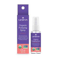 Organic Pumping Spray   Lanolin-Free Flange Lubricant for Breast Pump  Hypoa...
