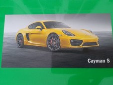PORSCHE Gelb Bild  Gr. ca. 21 x 10,5 cm