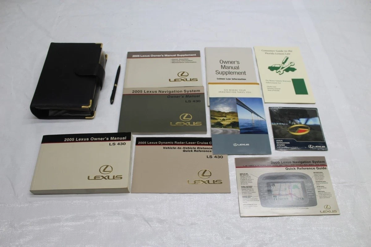 2005 Lexus LS 430 オーナーズマニュアル Repair Manuals & Literature for Lexus LS430 for sale | eBay